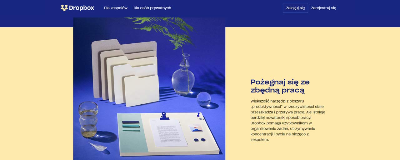 Dropbox - praca w chmurze