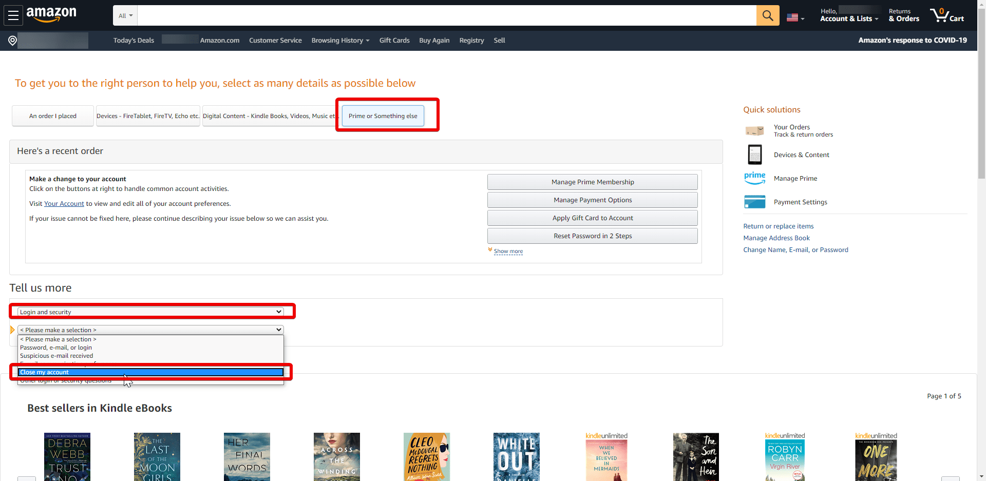 Nieuczciwe praktyki UX - Amazon