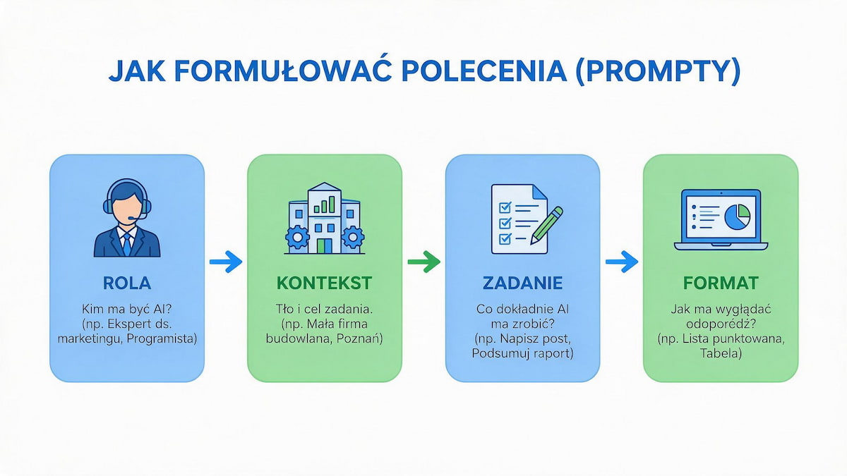 Jak formułować polecenia - przykład od RekinySukcesu