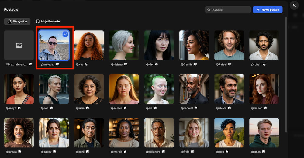 Postać Freepik AI Postać Freepik AI