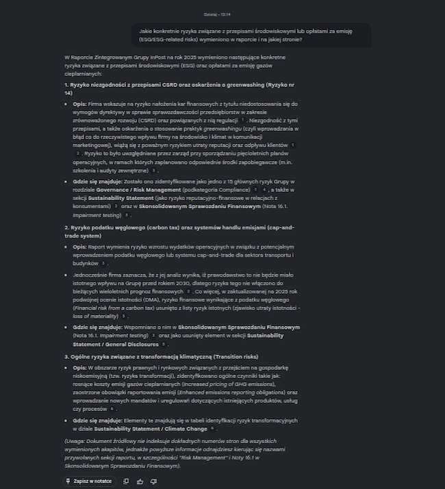 NotebookLM - Test precyzji