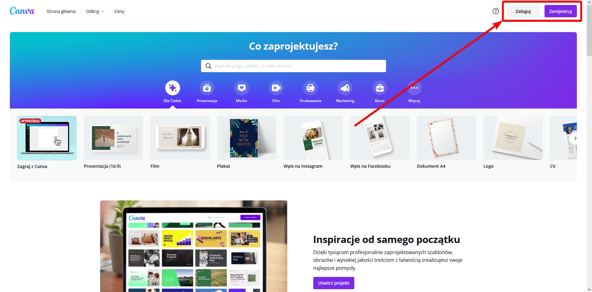 Krok po kroku - kartka świąteczna w programie Canva