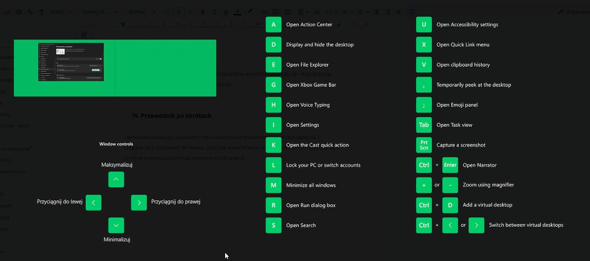 Microsoft PowerToys - przewodnik po skrótach