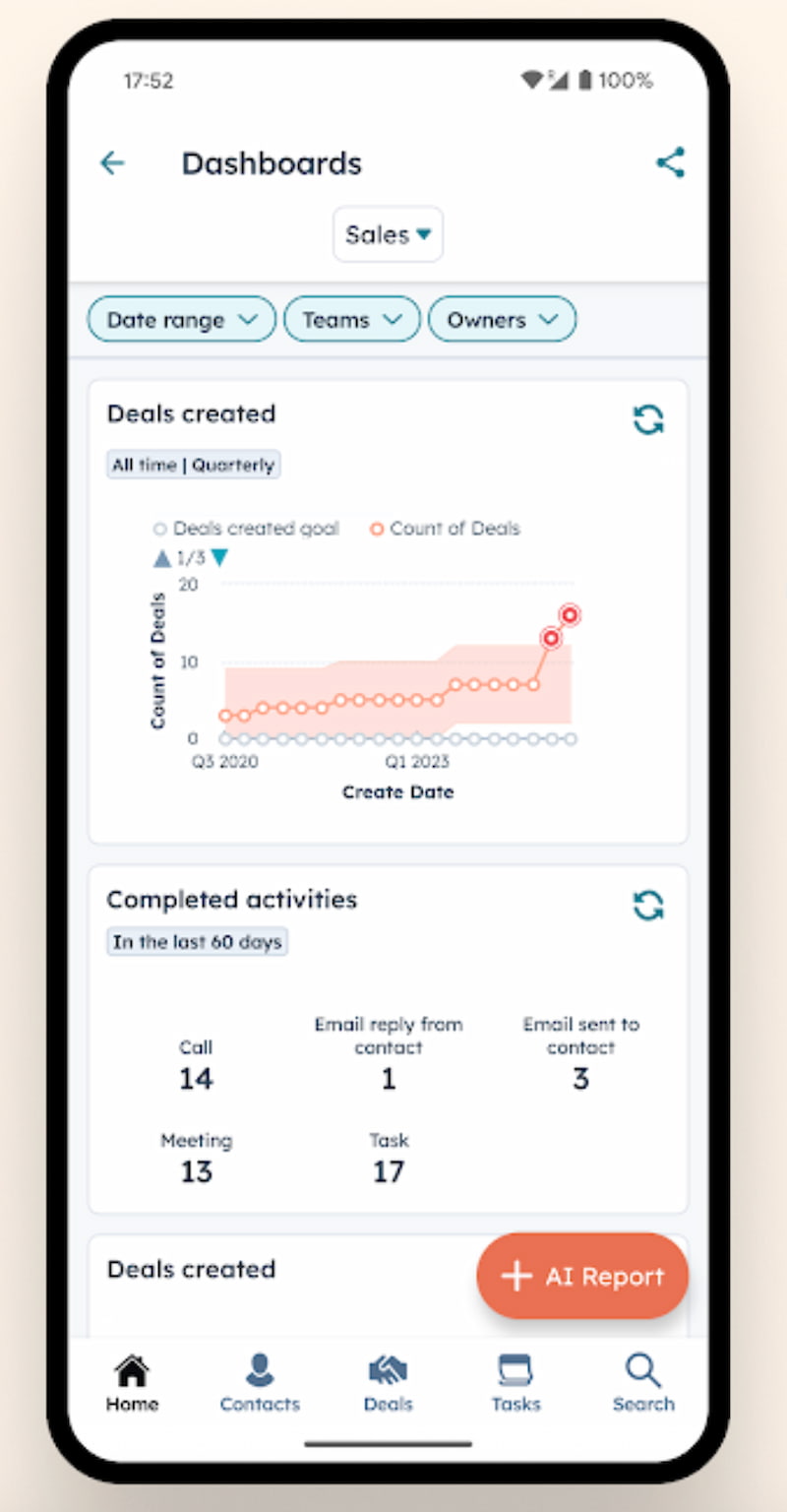 HubSpot - aplikacja