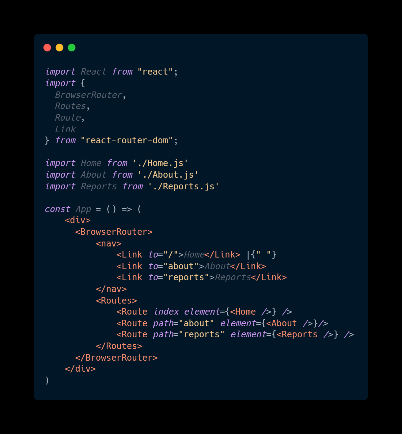 React router