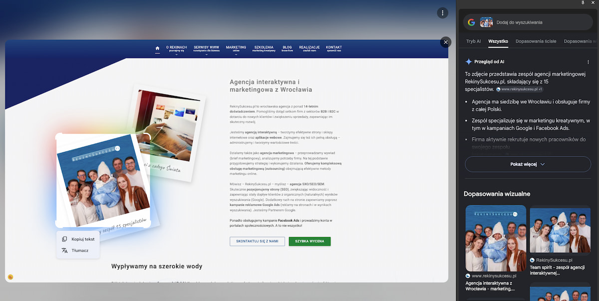 Wyszukiwanie za pomocą obrazu w Chrome Wyszukiwanie za pomocą obrazu w Chrome