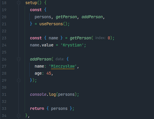 Composition API - Vue 3 Vue 3 - kod - Composition API