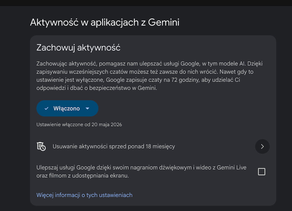 Kontrola danych - Gemini Kontrola danych - Gemini