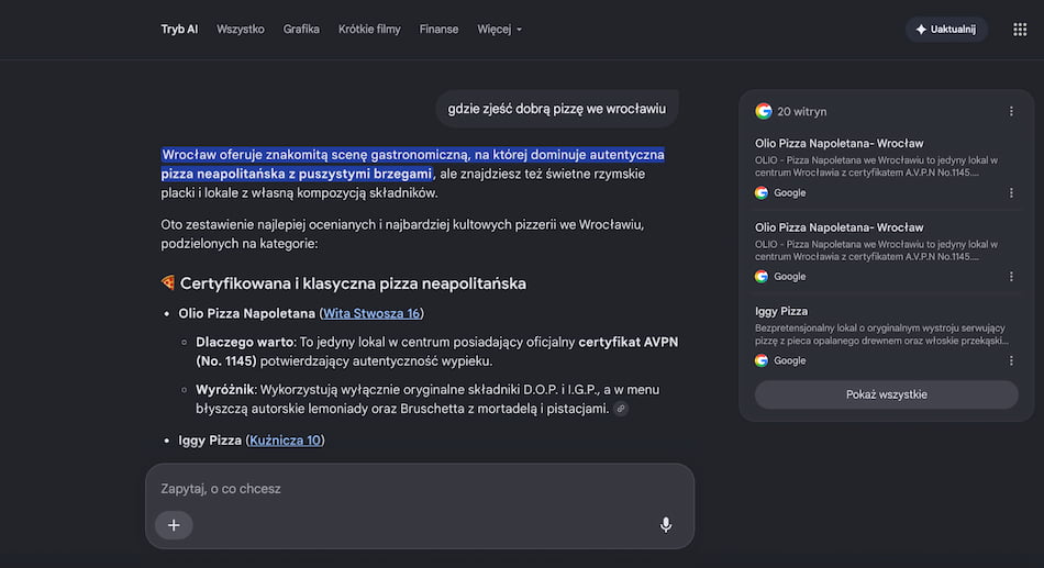 Rozmowa z asystentem Rozmowa z asystentem