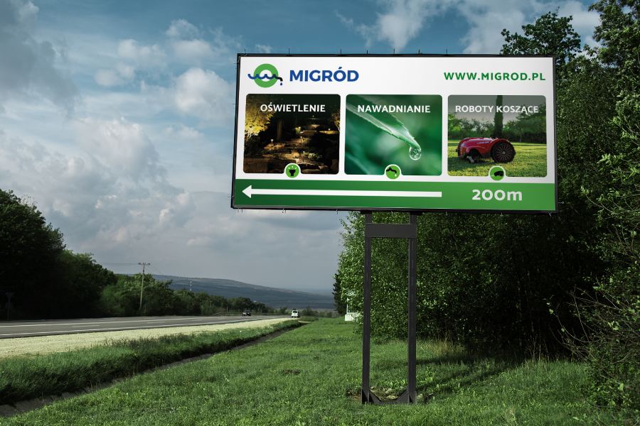 Migród - billboard