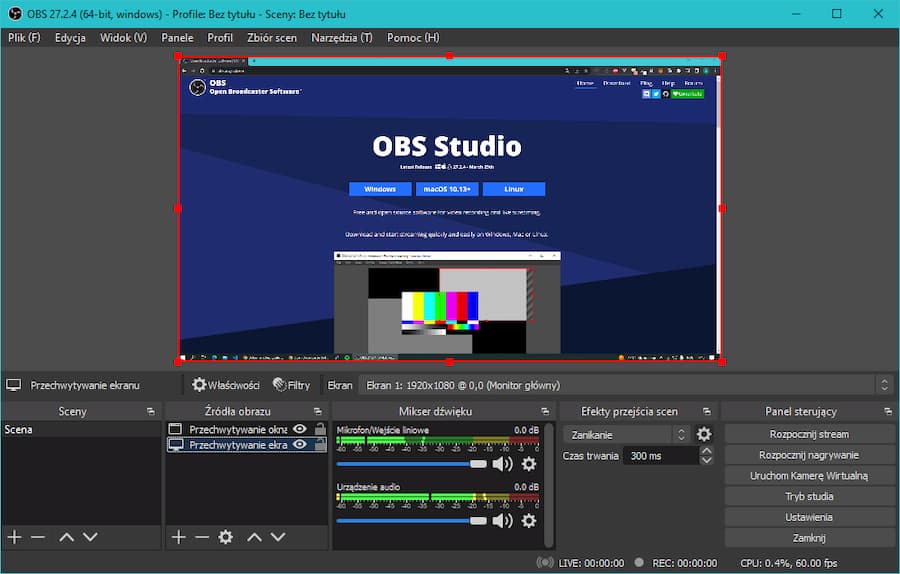 Interfejs OBS
