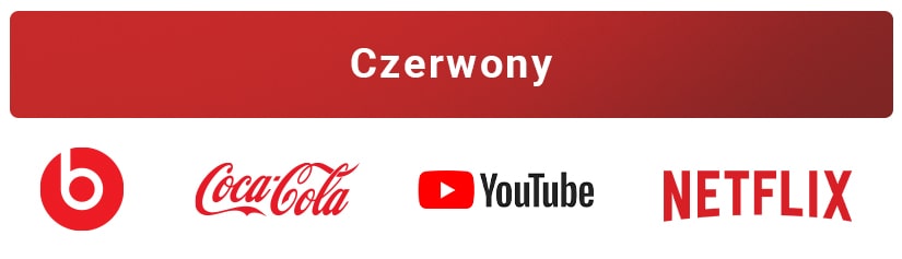 Beats Music, Coca Cola, YouTube, Netflix - loga z dominującym kolorem czerwonym