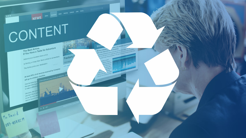 Recykling treści, czym on jest? Recykling treści