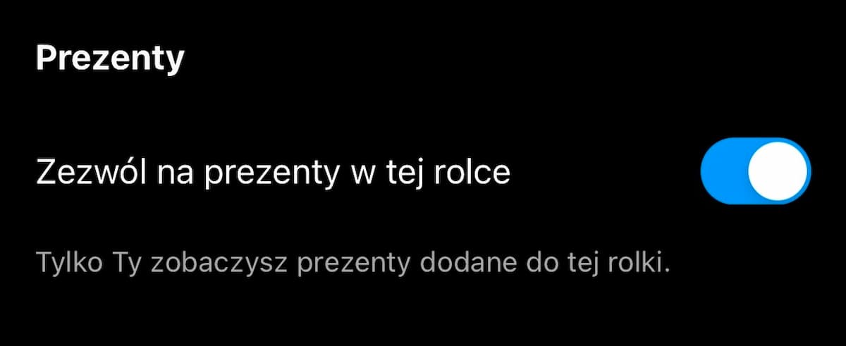 Prezenty na rolce