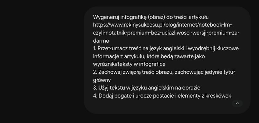Tworzenie infografiki - prompt Tworzenie infografiki - prompt