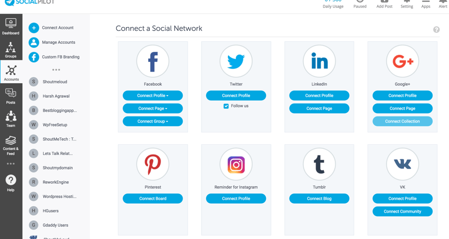 Integracje - SocialPilot SocialPilot