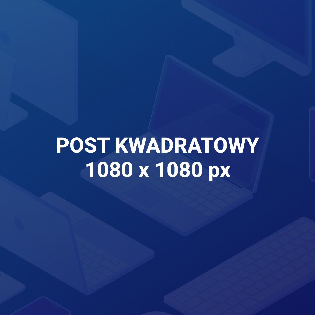 Wymiary postu kwadratowego na Facebooku