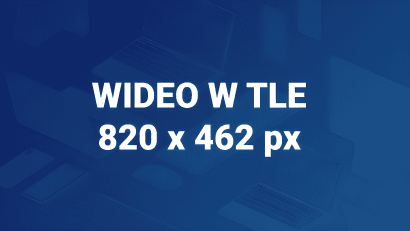 Przykładowe wideo w tle na Facebooka - wymiary Wymiary wideo w tle na Facebooku