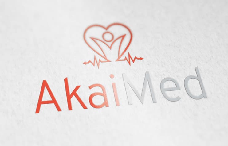 AkaiMed - projekt logo i identyfikacja wizualna oraz księga znaku