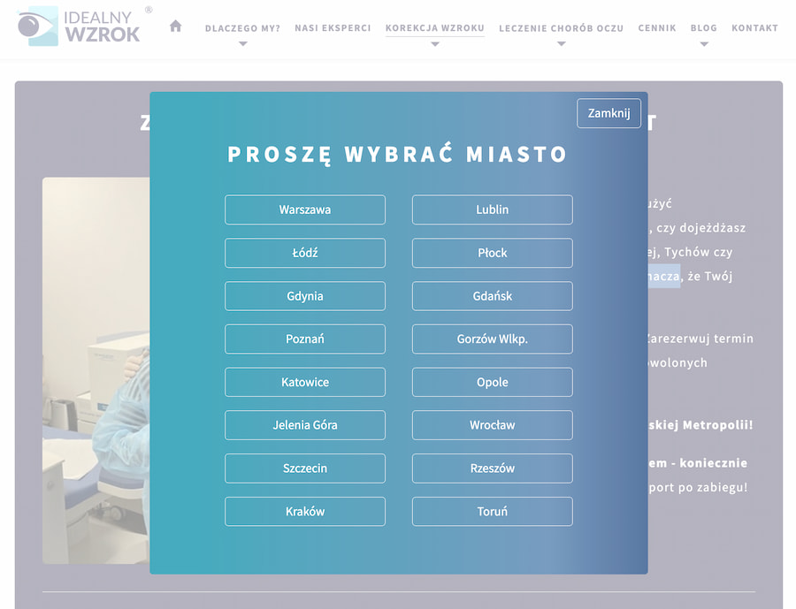 Wybór miasta