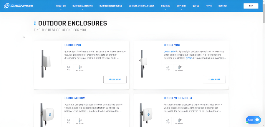 QuWireless - responsywna strona internetowa