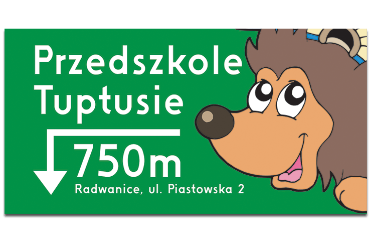 Tuptusie - Przedszkole w Radwaniacach obok Wrocławia
