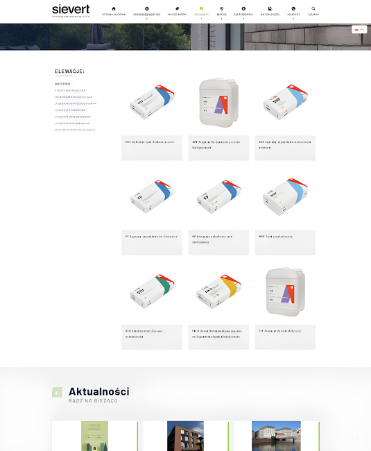 Katalog produktów dla Sievert